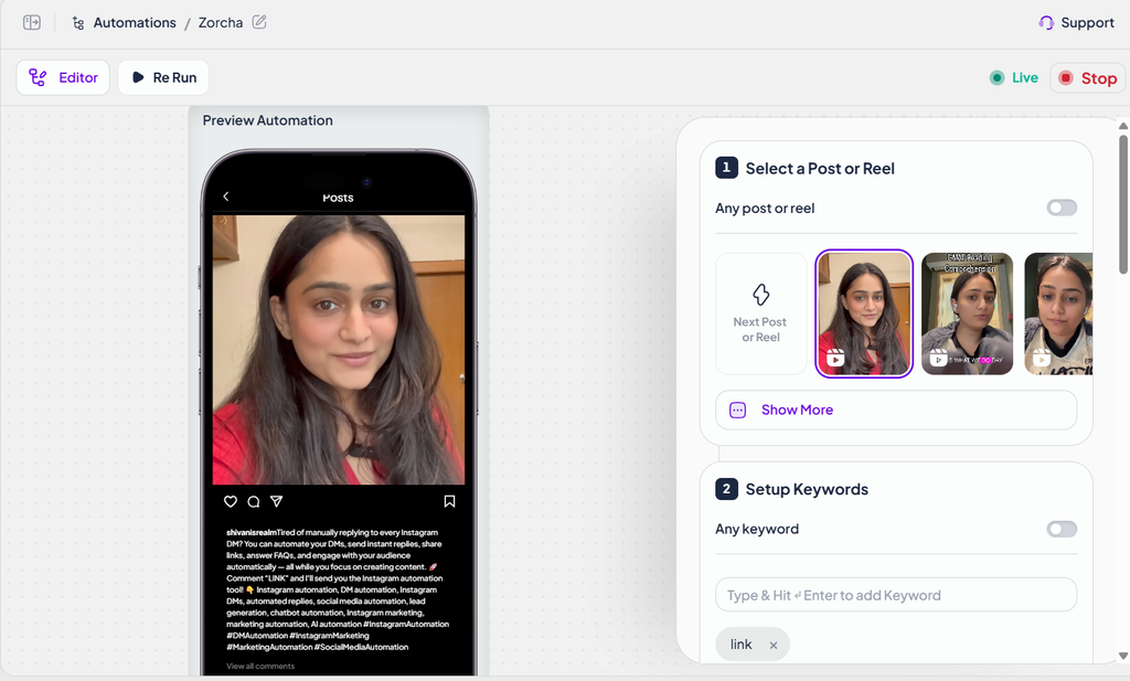 Instagram DM Automation